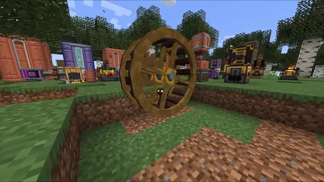 A golem in the Golem Treadwheel. How fast it works sets the RPM.